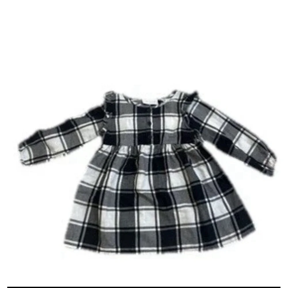 18-24 Month Girl Dress Lot-Masalababy Red Plaid And Children’s Place Black Dress